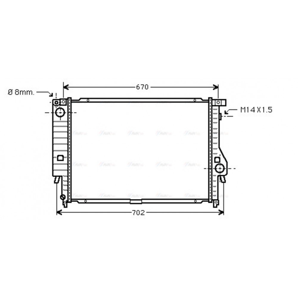 Image for AVA Cooling - Radiator