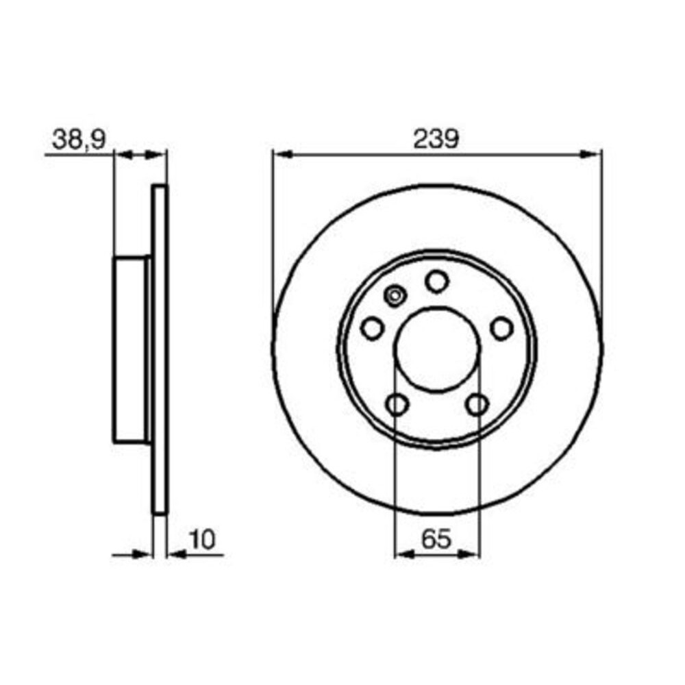 Image for Bosch Brake disc BD793