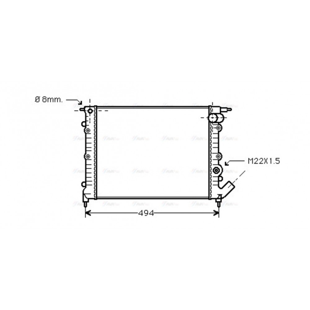 Image for AVA Cooling - Radiator