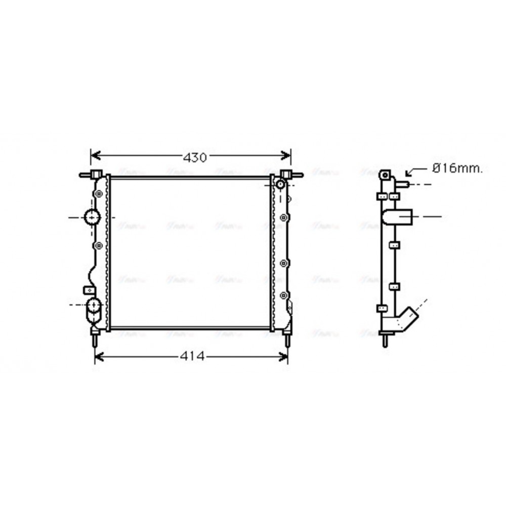 Image for AVA Cooling - Radiator