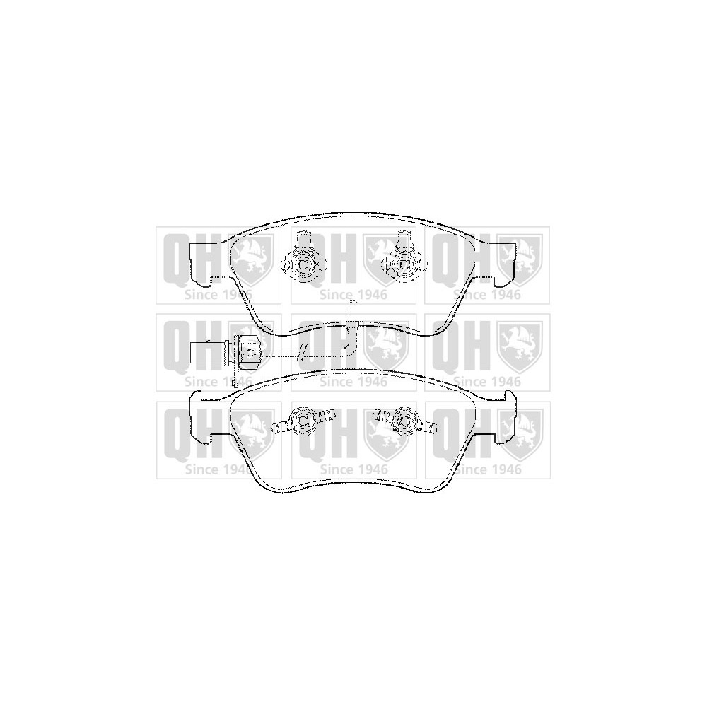 Image for QH BP1497 Brake Pad Set