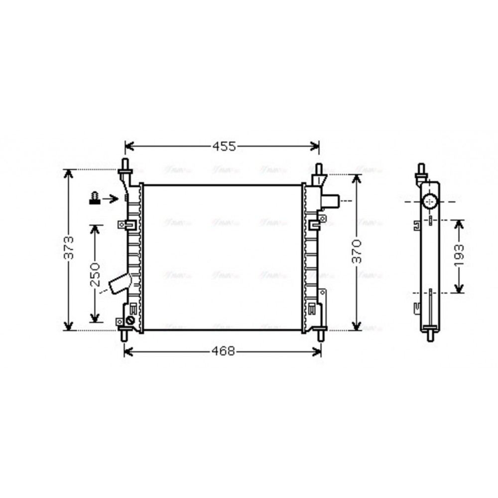 Image for AVA Cooling - Radiator