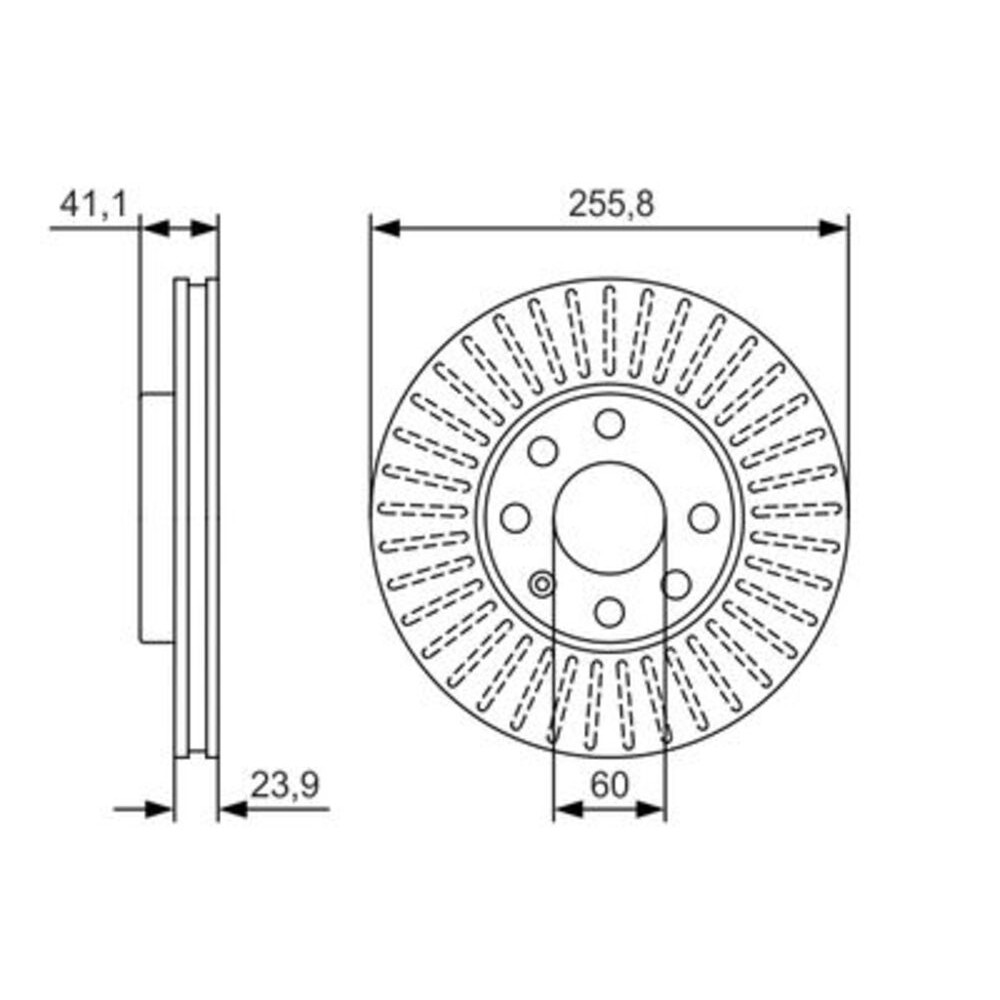 Image for Bosch Brake disc BD1987