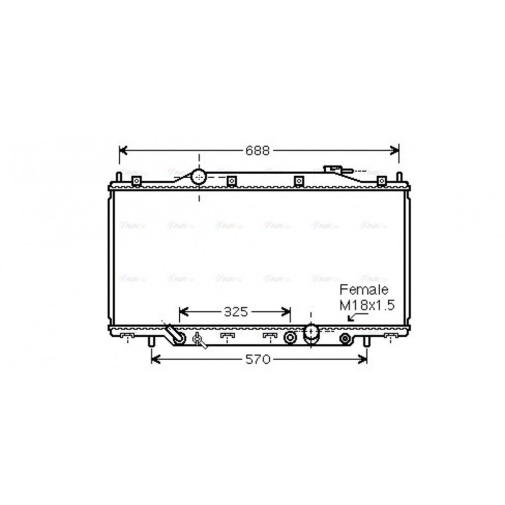 Image for AVA Cooling - Radiator