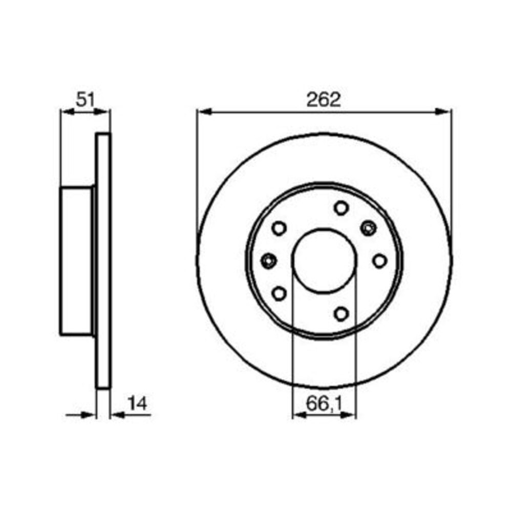 Image for Bosch Brake disc BD888