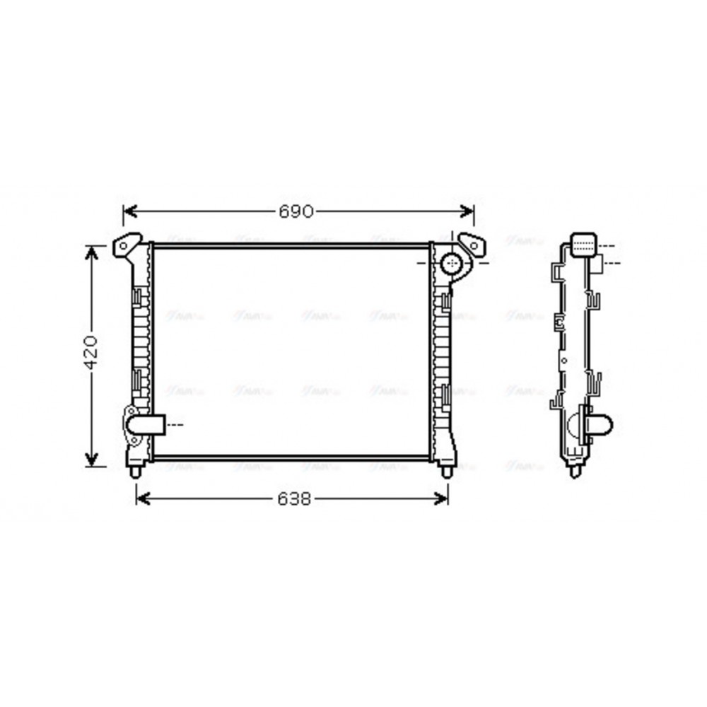 Image for AVA Cooling - Radiator