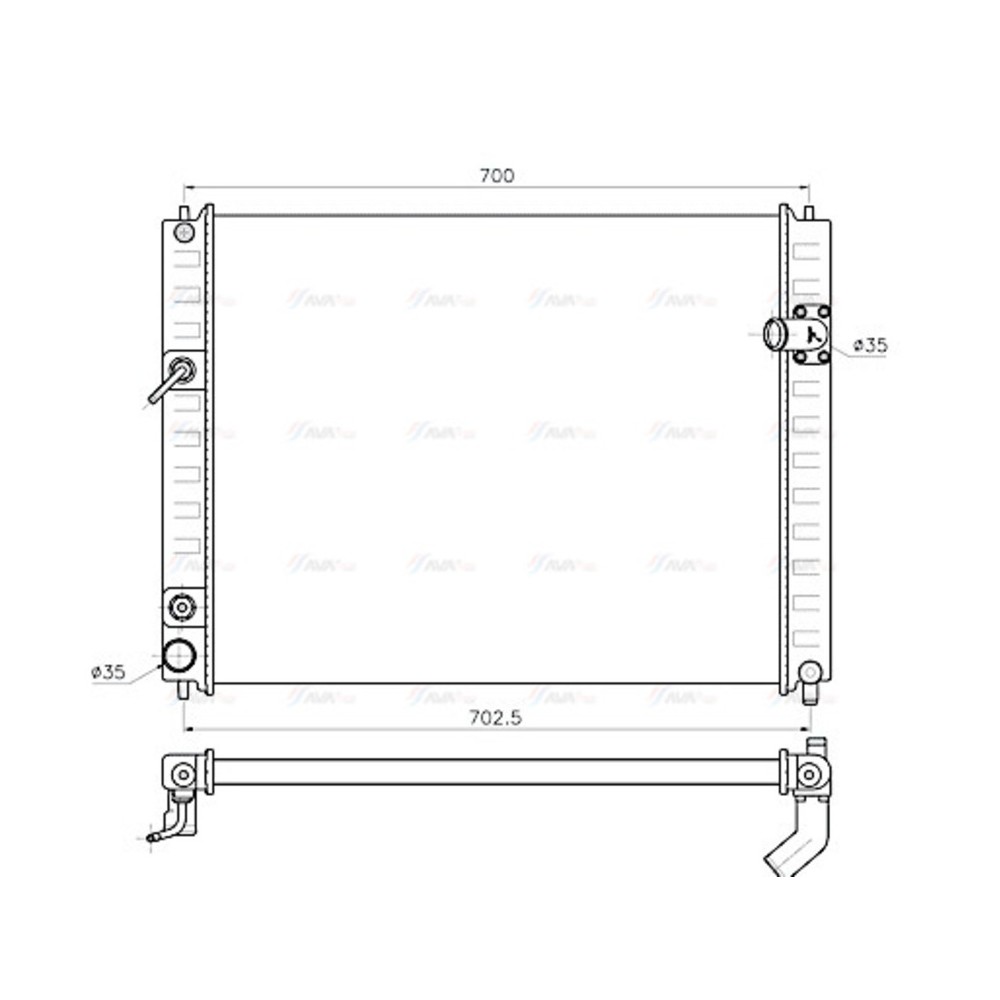 Image for AVA Cooling - Radiator