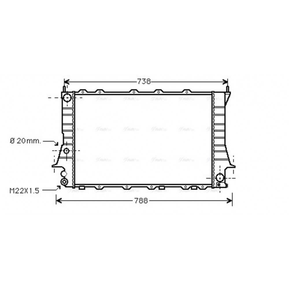 Image for AVA Cooling - Radiator