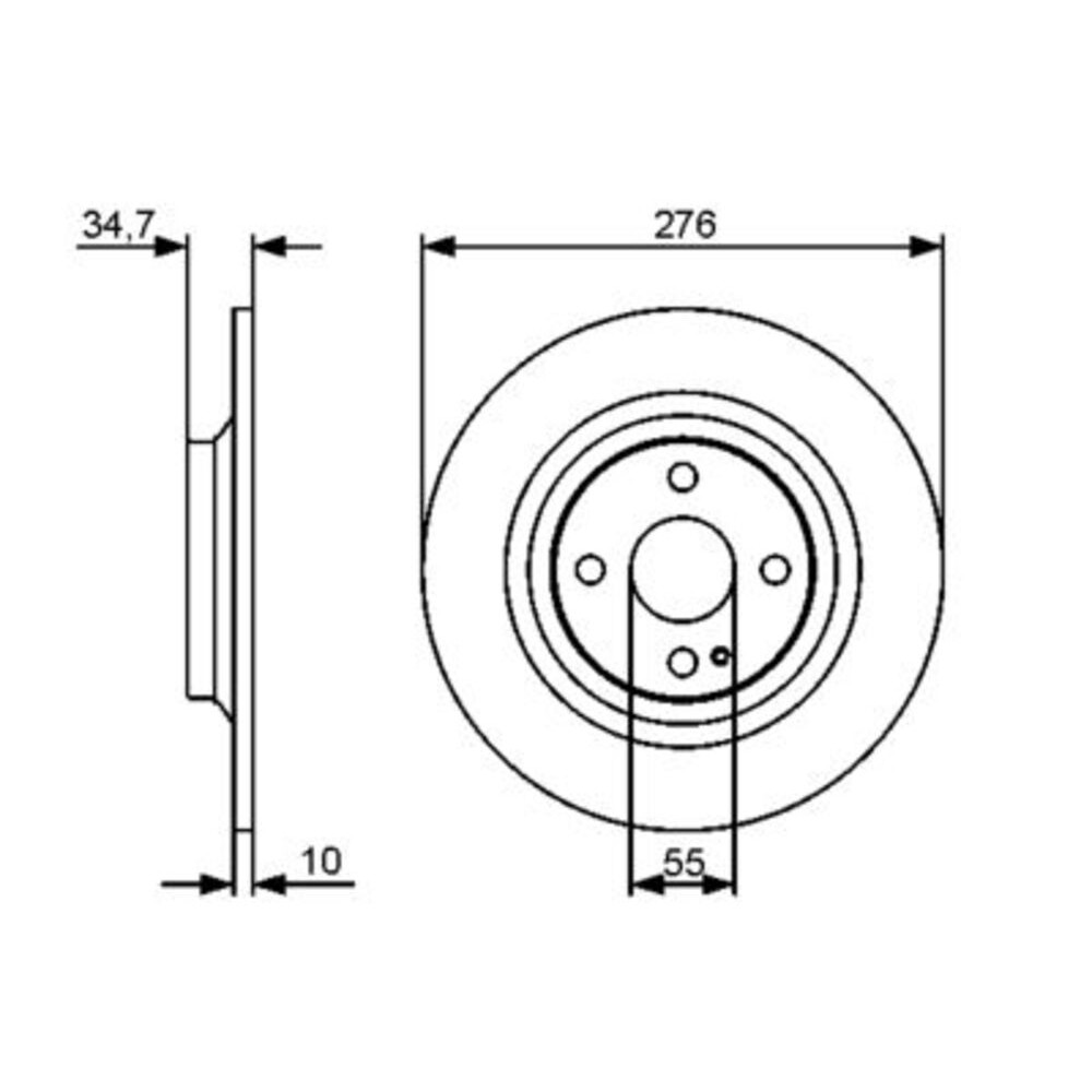 Image for Bosch Brake disc BD1275