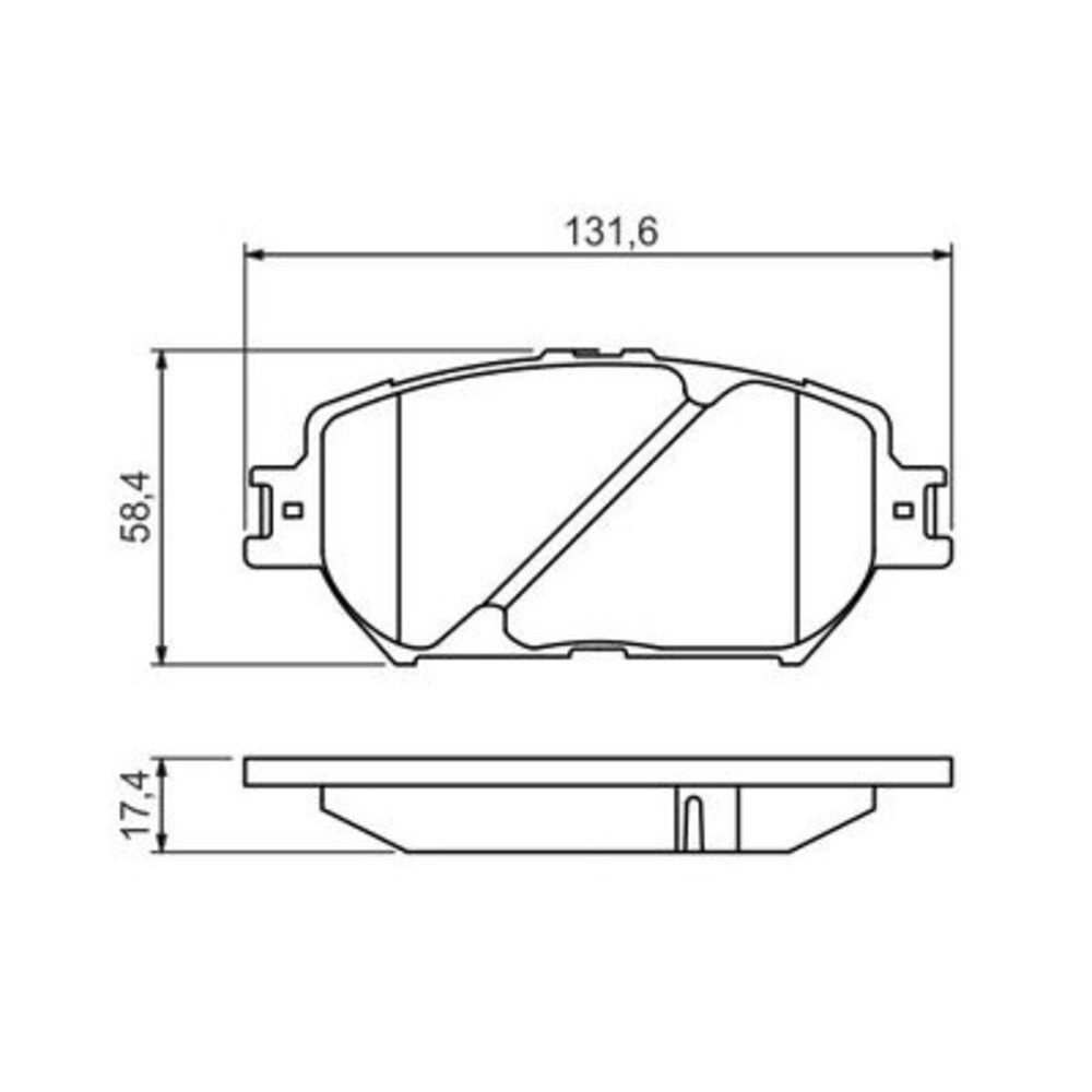 Image for Bosch Brake lining BP1340