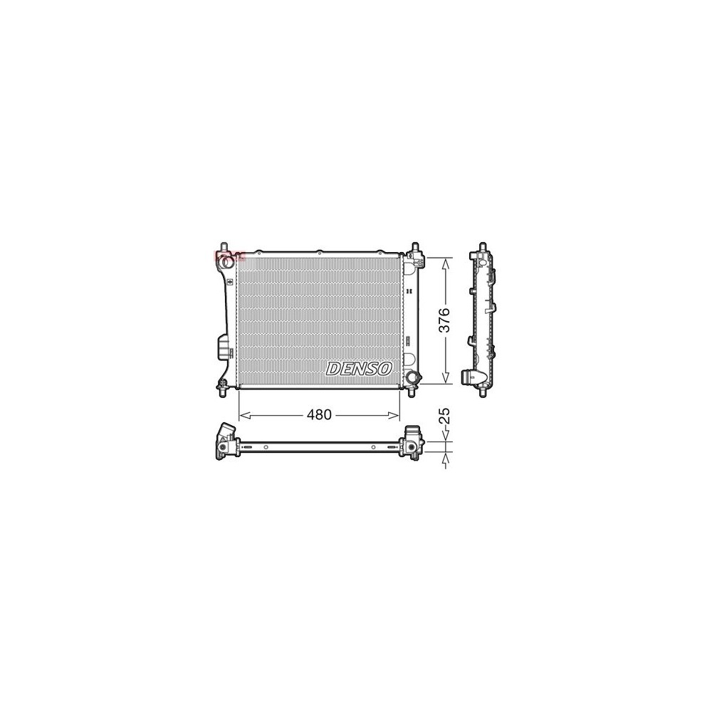 Image for Denso Radiator DRM41011