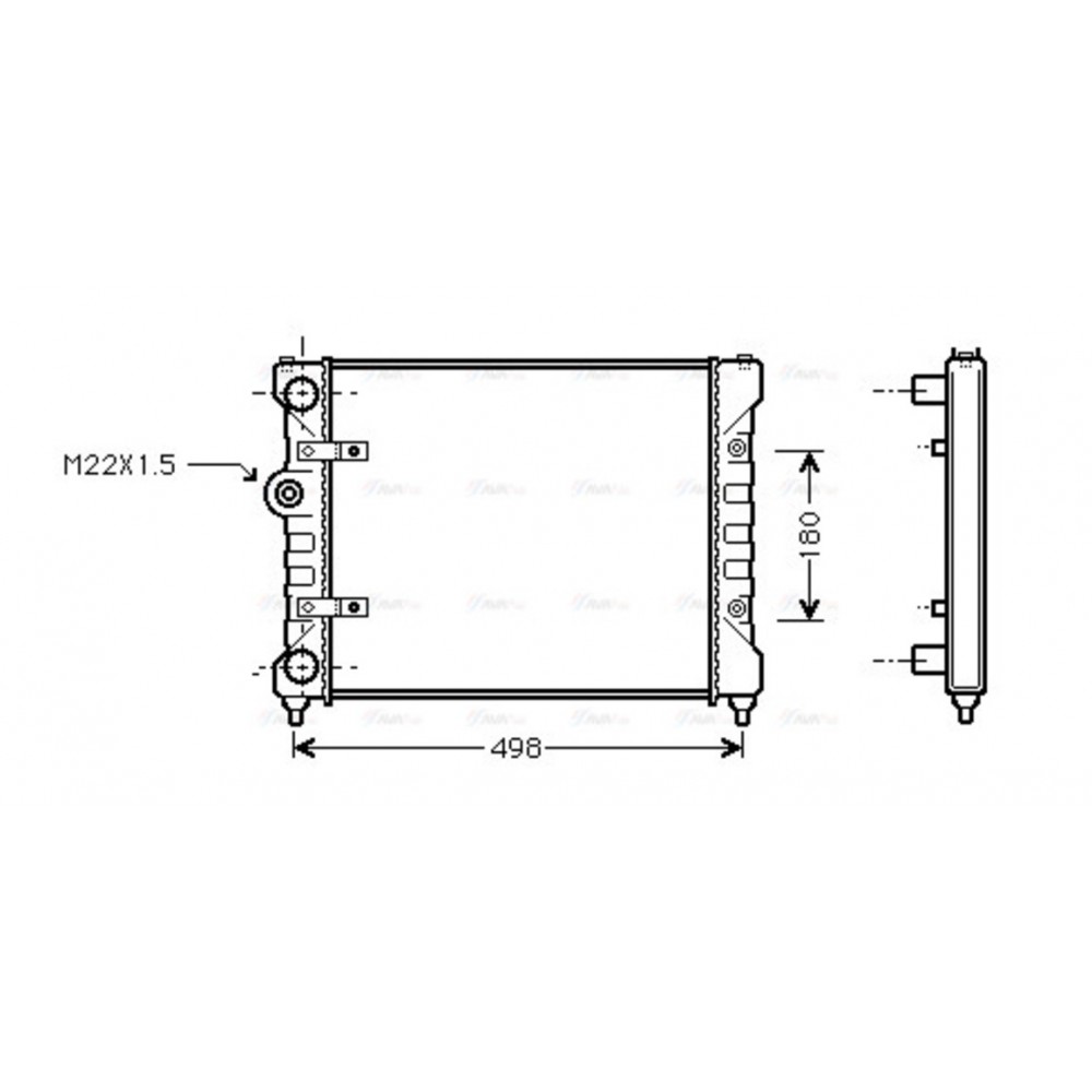 Image for AVA Cooling - Radiator