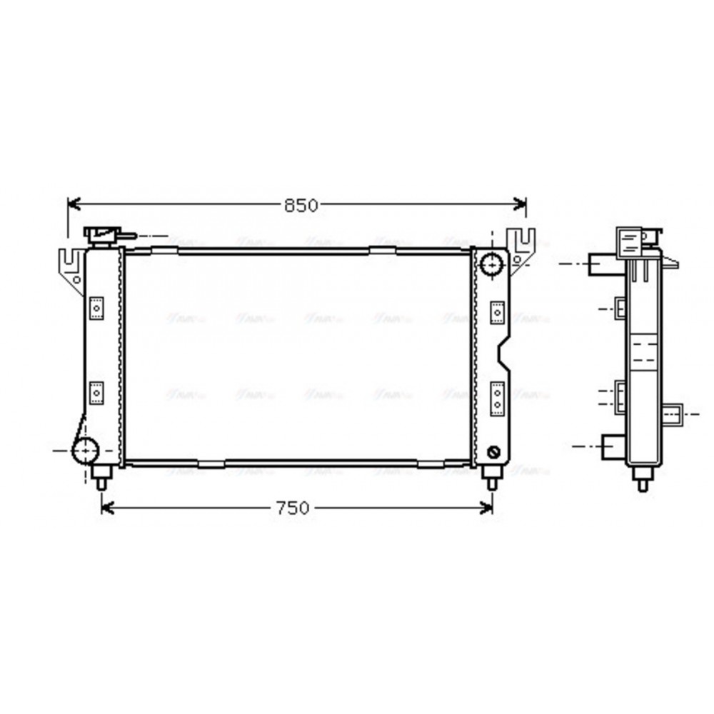 Image for AVA Cooling - Radiator