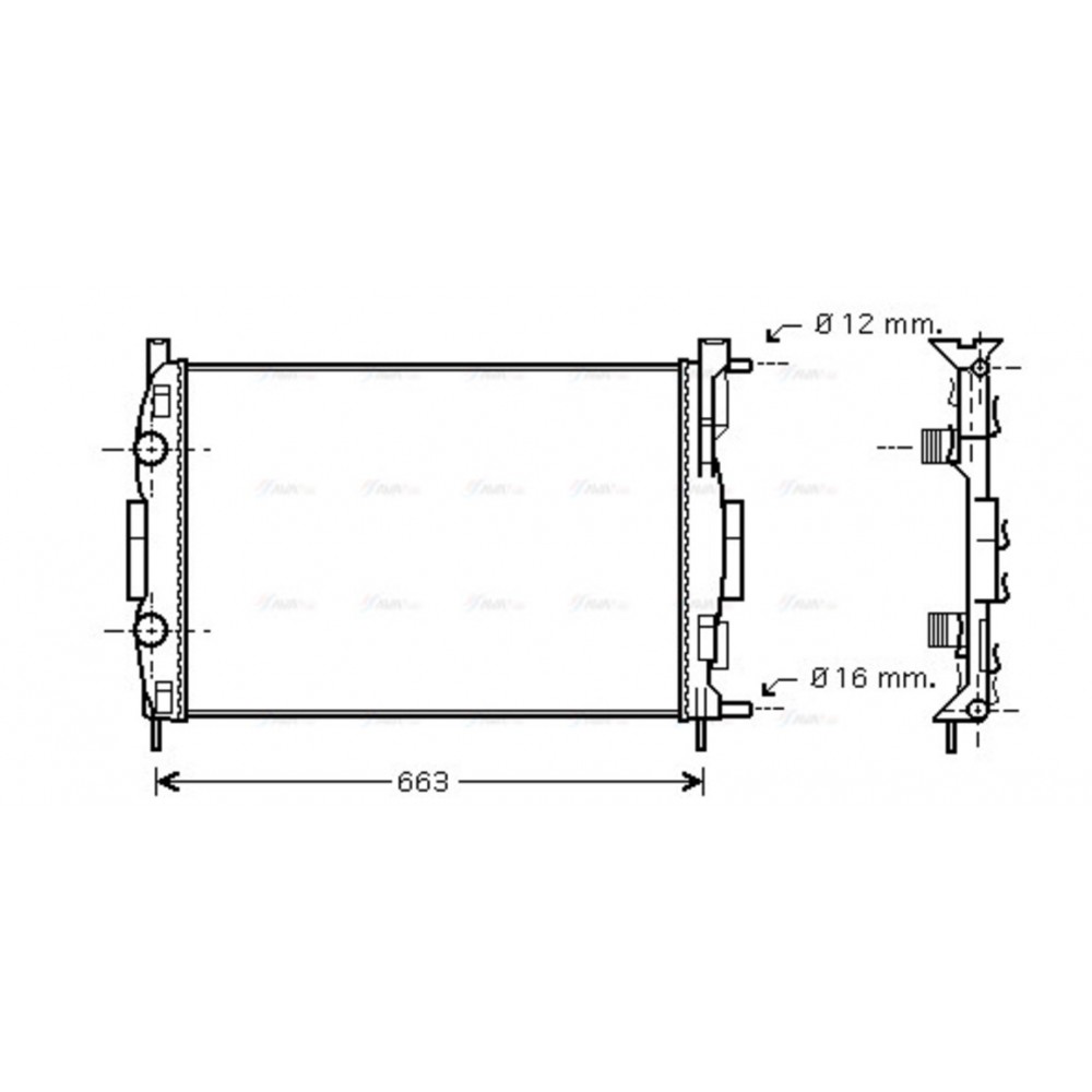 Image for AVA Cooling - Radiator