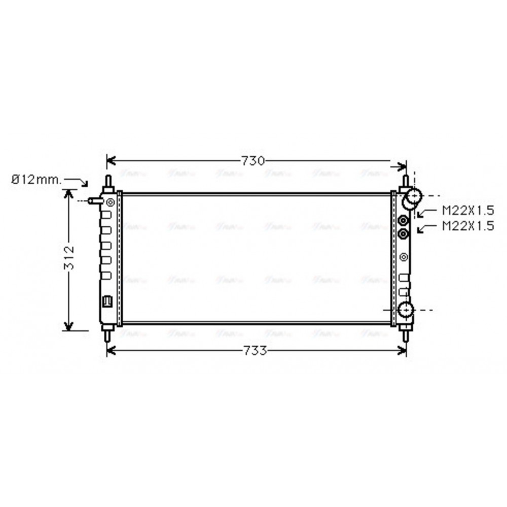 Image for AVA Cooling - Radiator