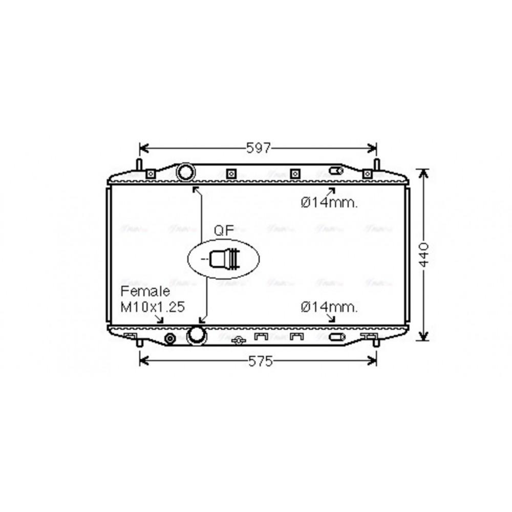 Image for AVA Cooling - Radiator