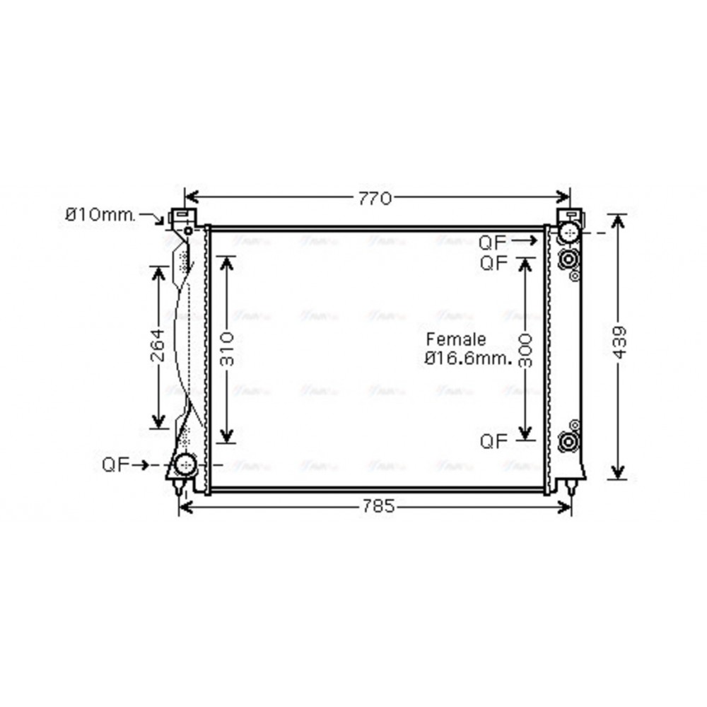 Image for AVA Cooling - Radiator