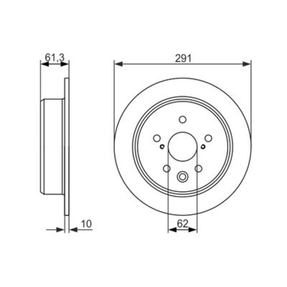 Image for Bosch Brake disc BD1501