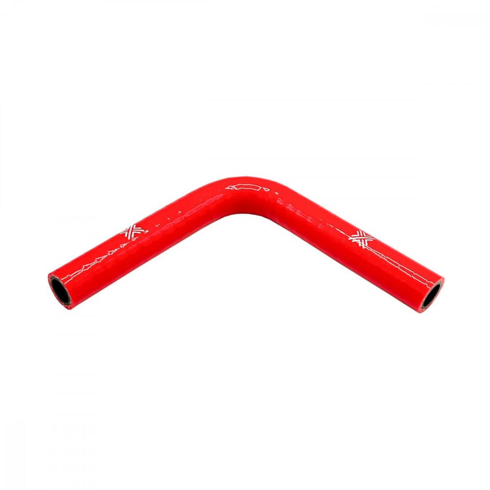 Image for Pipercross Performance Silicone HoseRed 90Â° 16mm bore  152mm