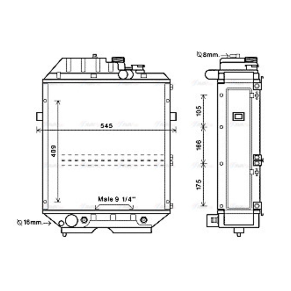 Image for AVA Cooling - Radiator