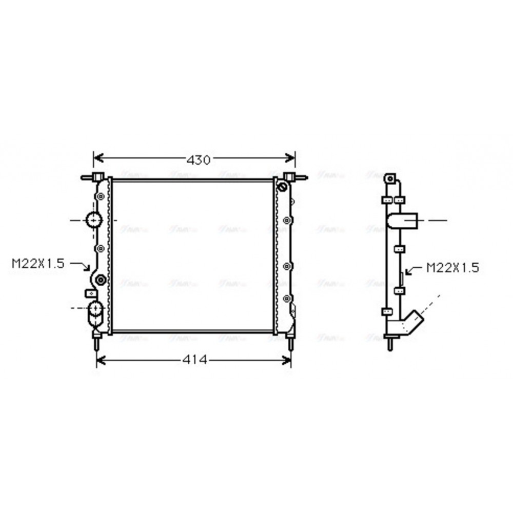 Image for AVA Cooling - Radiator