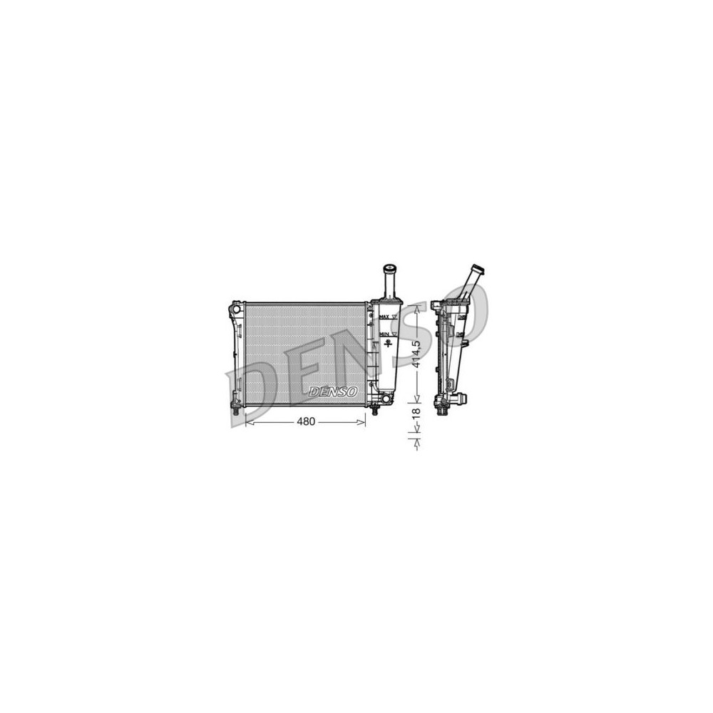 Image for Denso Radiator DRM09161