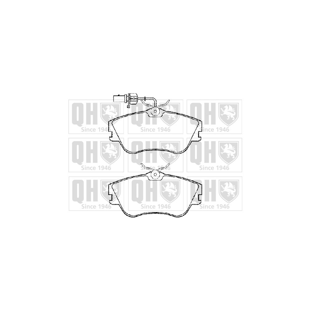 Image for QH BP1275 Brake Pad Set