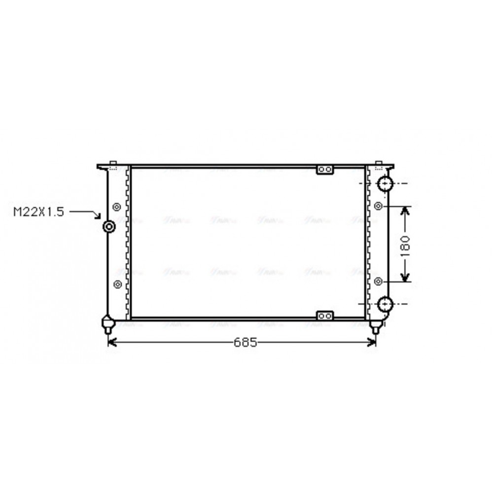 Image for AVA Cooling - Radiator