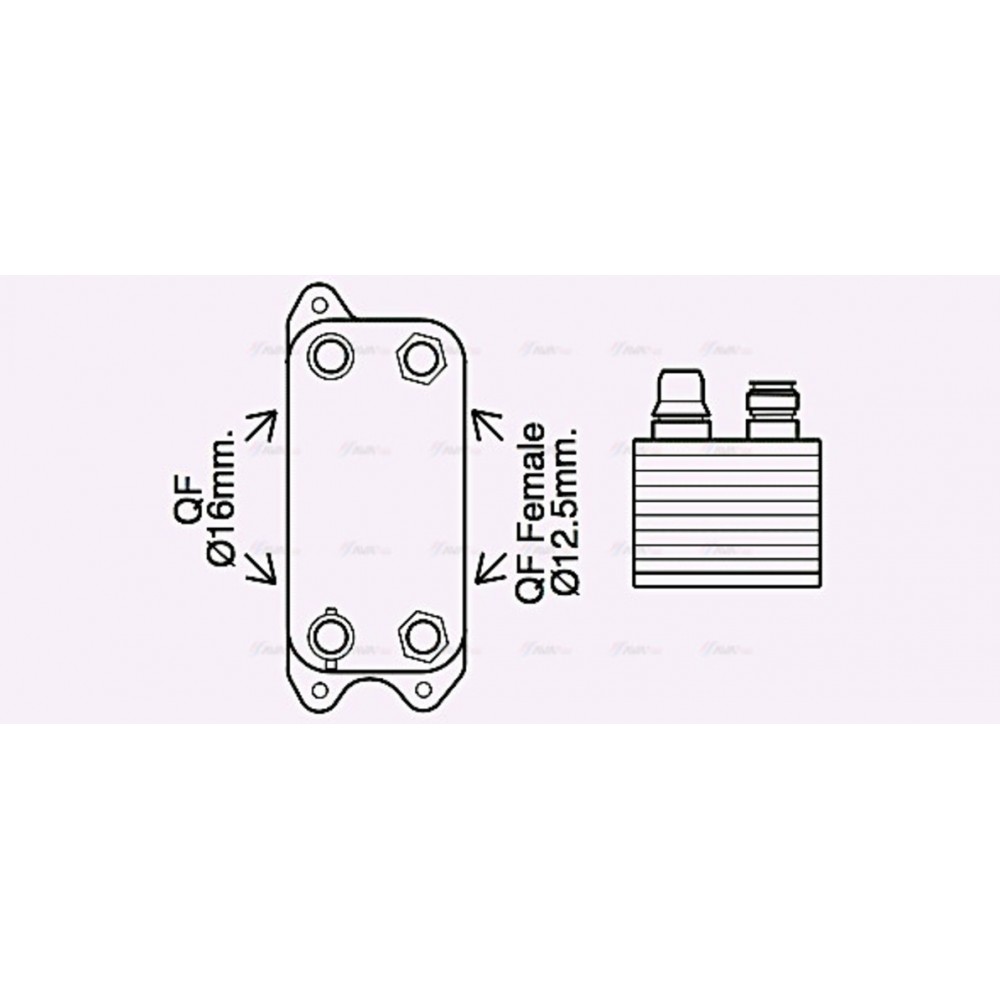 Image for AVA Cooling - Oil Cooler