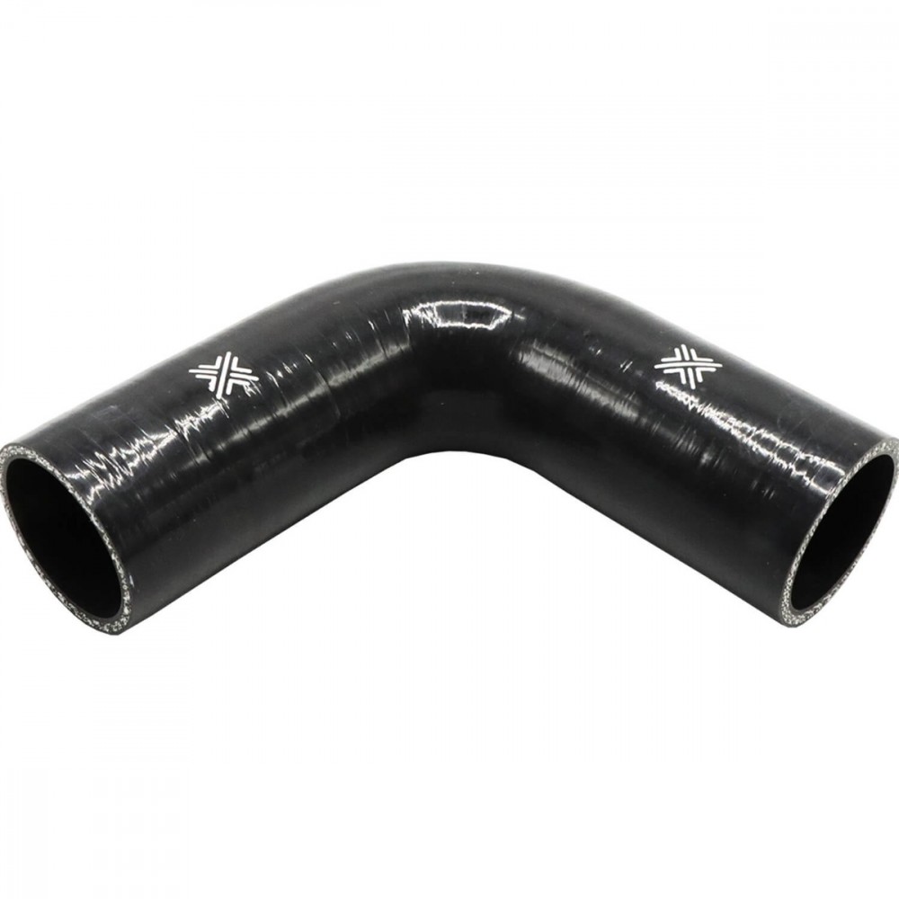 Image for Pipercross Performance Silicone HoseBlack 90Â° 50.8mm bore  1