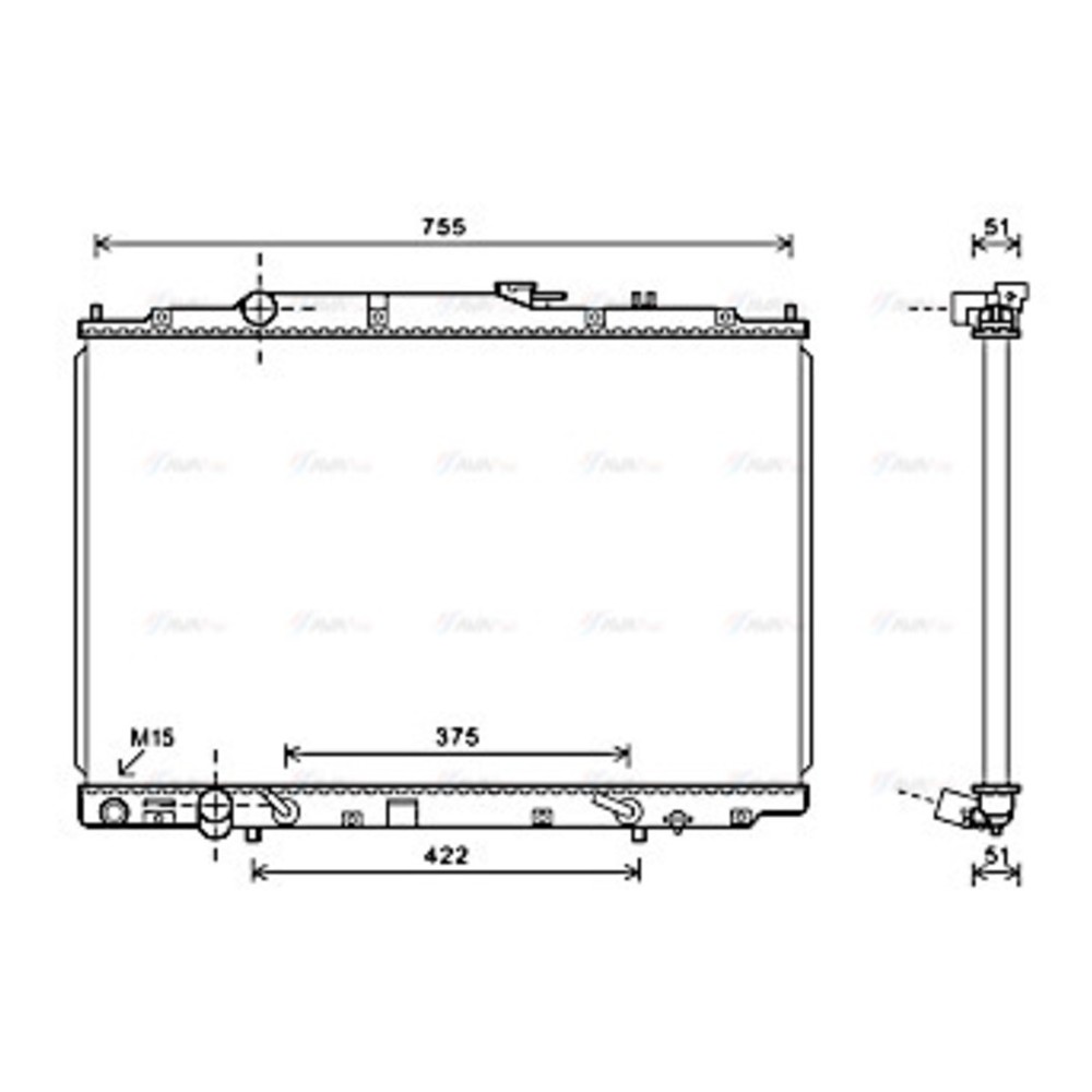 Image for AVA Cooling - Radiator