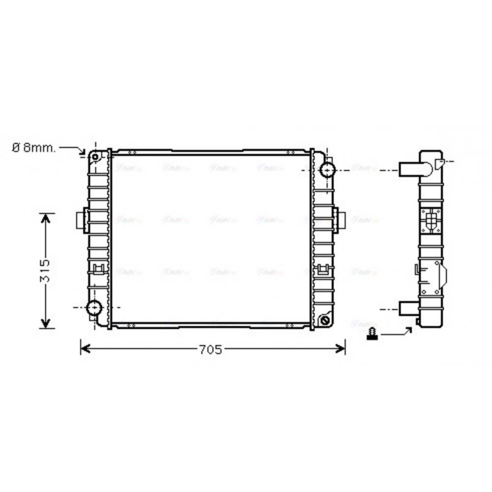 Image for AVA Cooling - Radiator