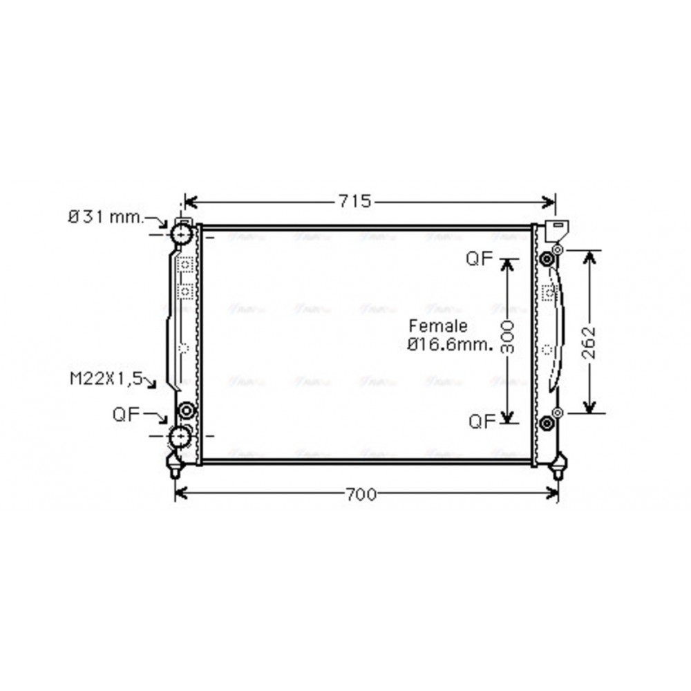 Image for AVA Cooling - Radiator