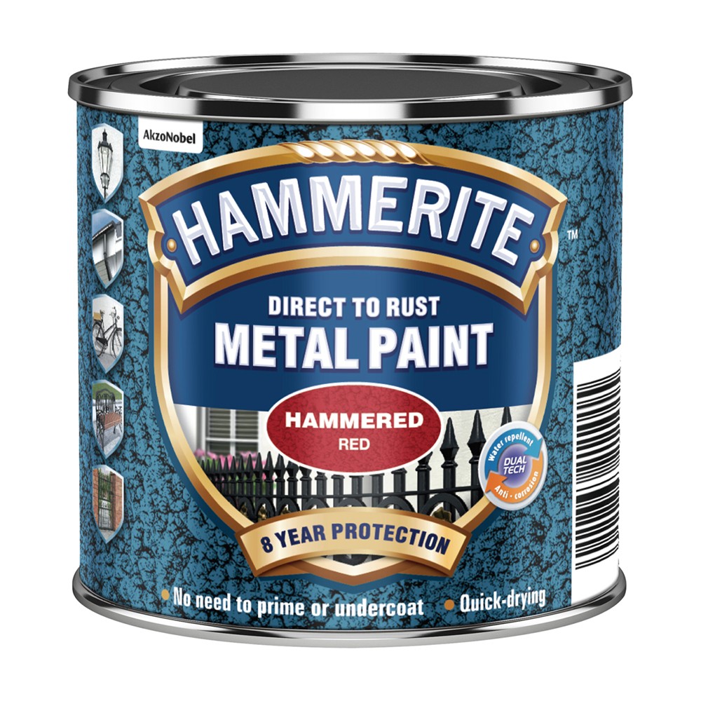Image for Hammerite Hammered Red 250ml