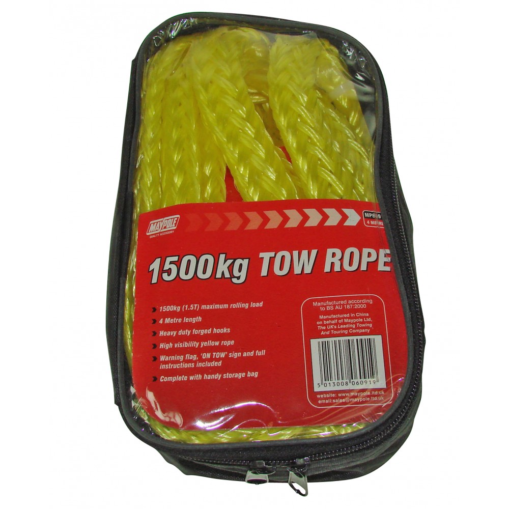 Image for Maypole TOW ROPE - 3.5M x 1500KG DP