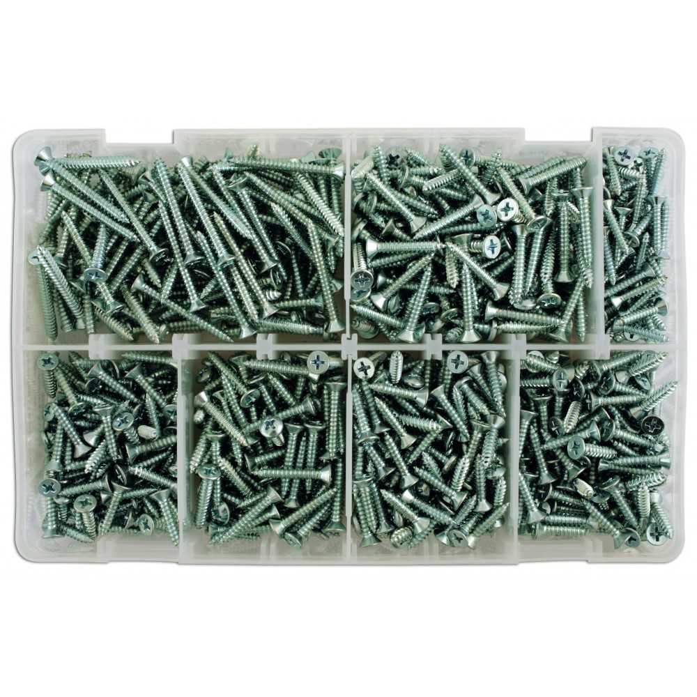 Image for Connect 35003 Assorted Countersunk Self Tapping Screws Box Qty 615
