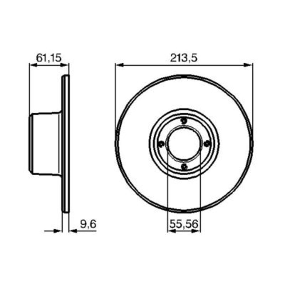 Image for Bosch Brake disc BD714