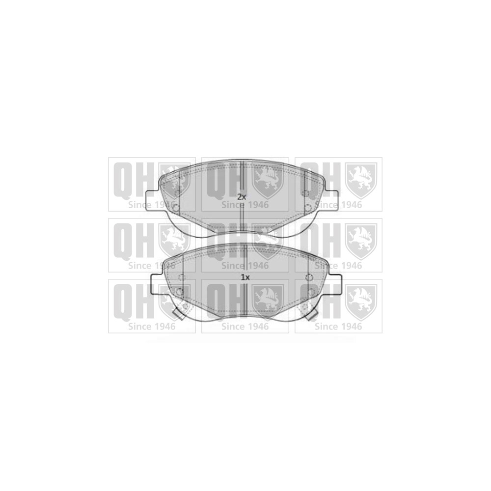 Image for QH BP1683 Brake Pad Set