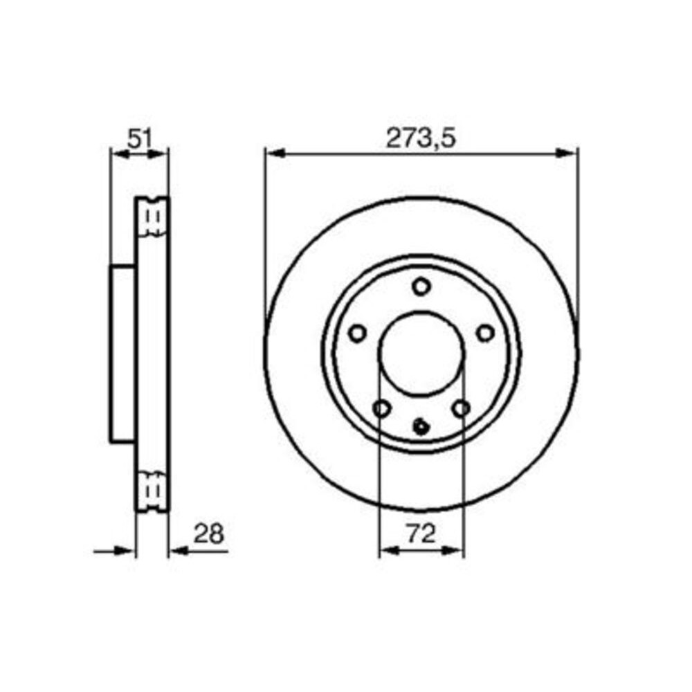 Image for Bosch Brake disc BD907