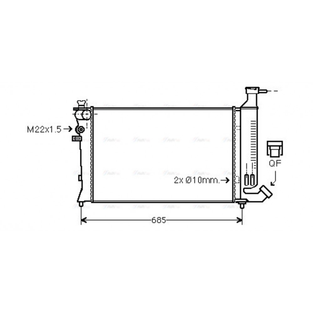 Image for AVA Cooling - Radiator