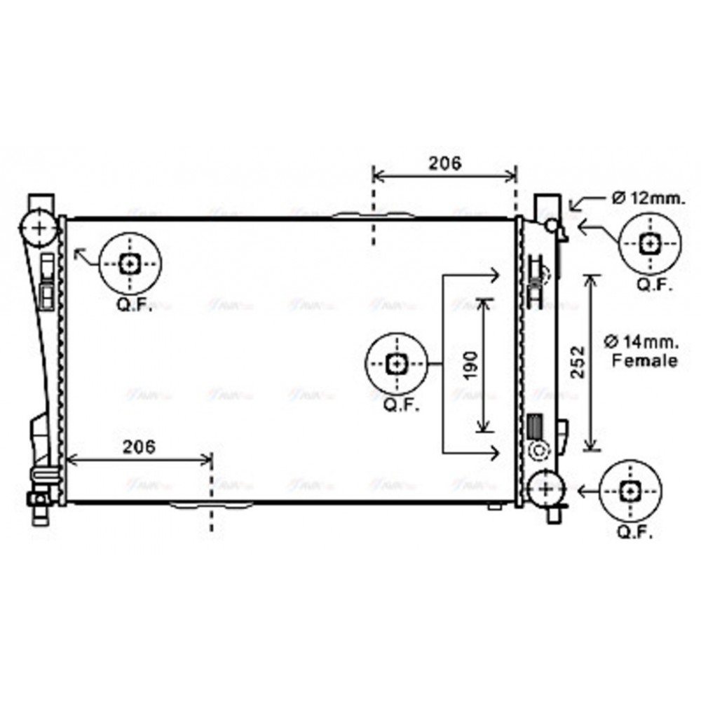 Image for AVA Cooling - Radiator