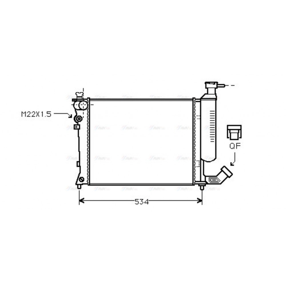 Image for AVA Cooling - Radiator