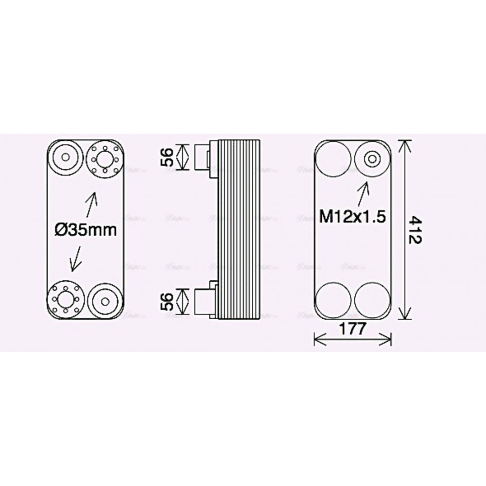 Image for AVA Cooling - Oil Cooler