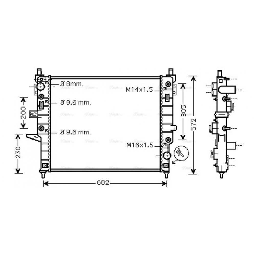 Image for AVA Cooling - Radiator