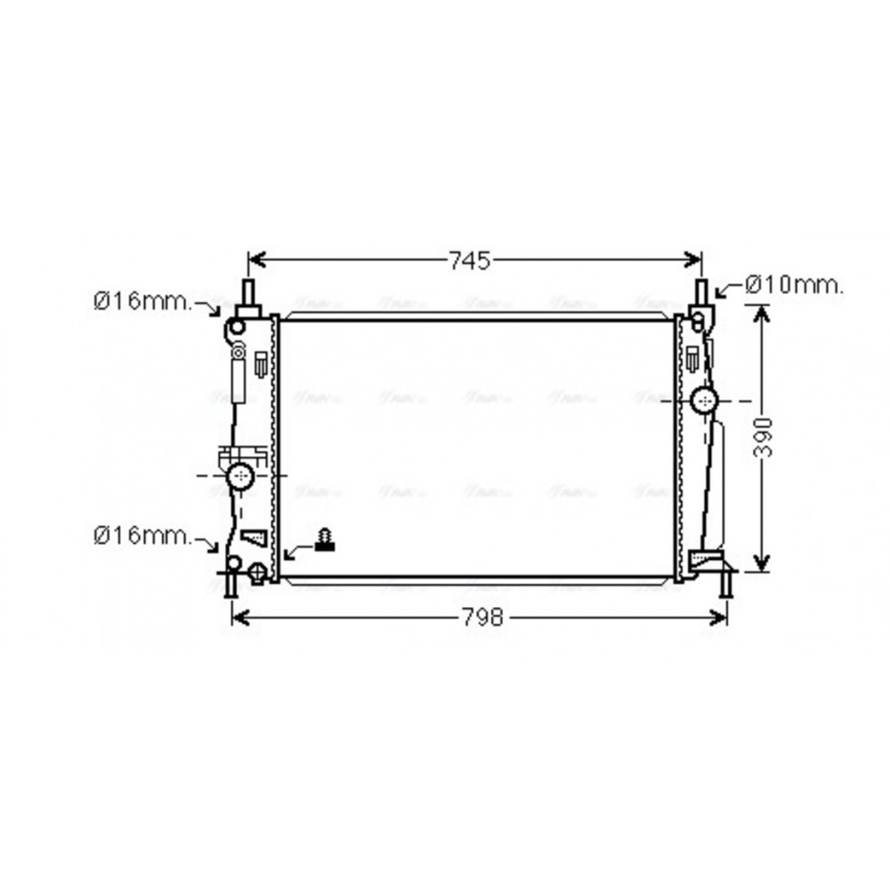 Image for AVA Cooling - Radiator