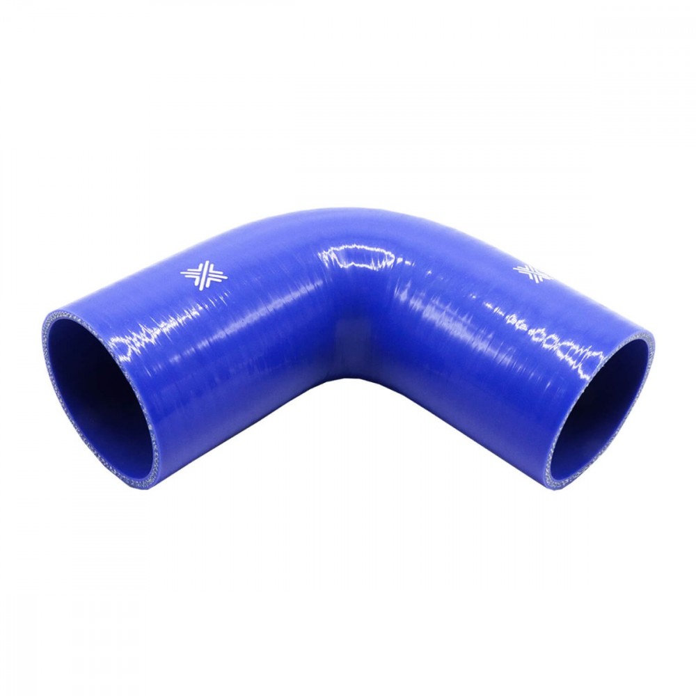 Image for Pipercross Performance Silicone HoseBlue 90Â° 76mm bore  152m