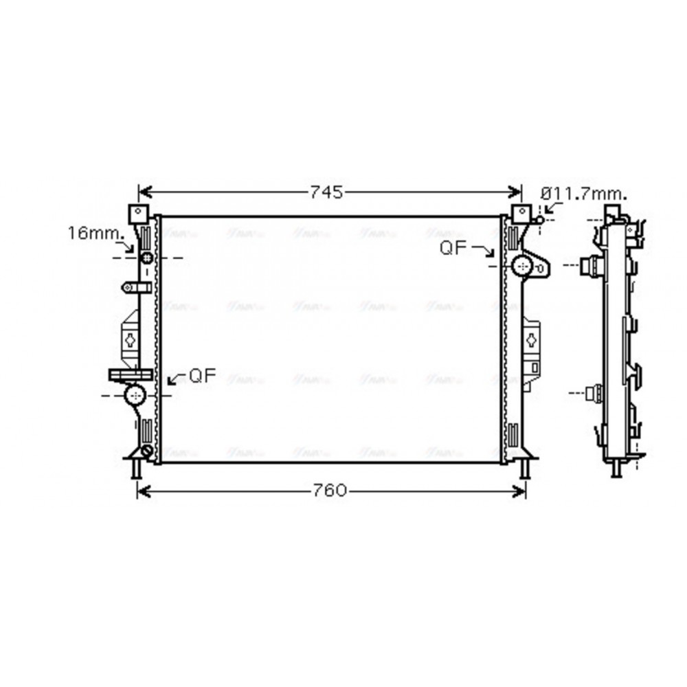 Image for AVA Cooling - Radiator