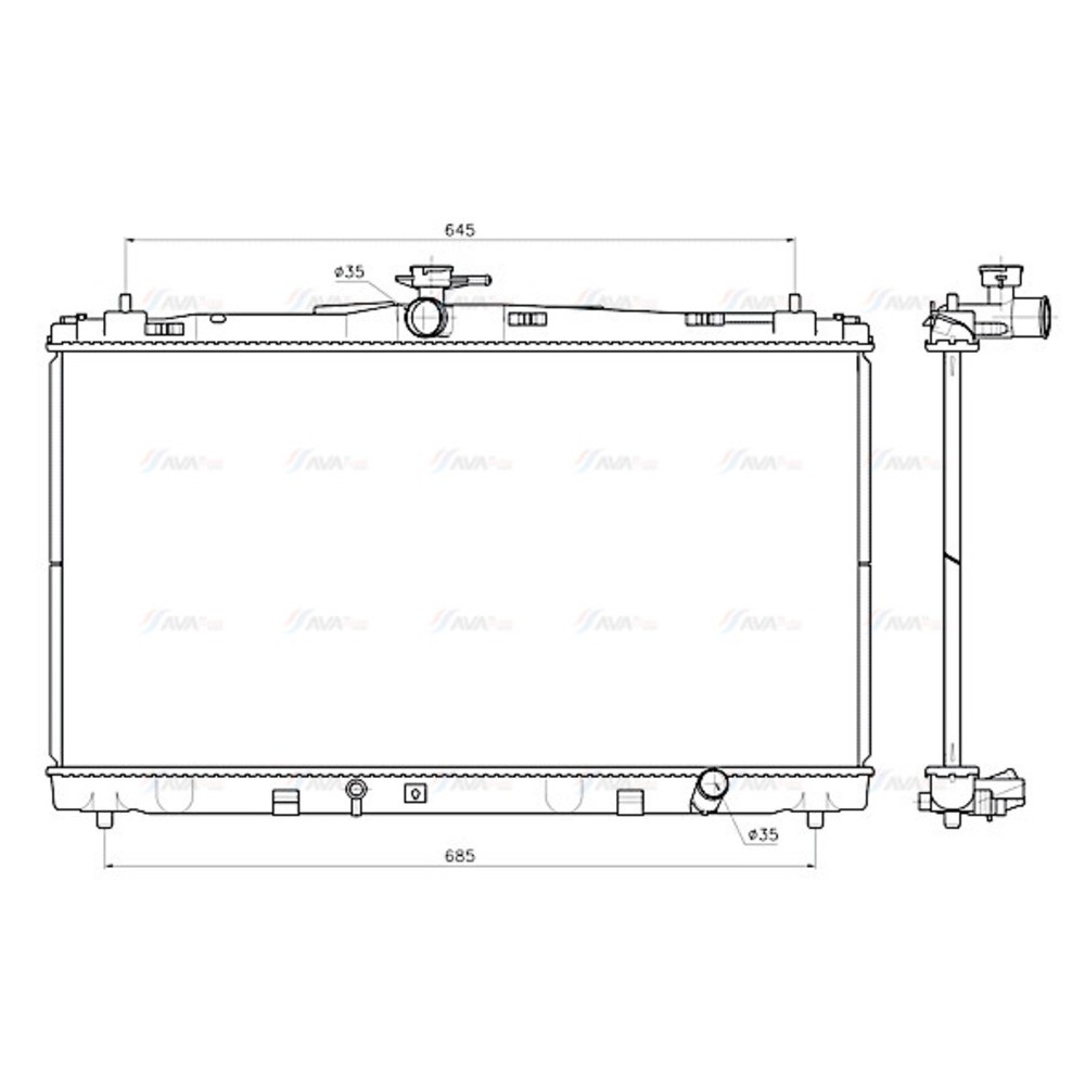 Image for AVA Cooling - Radiator