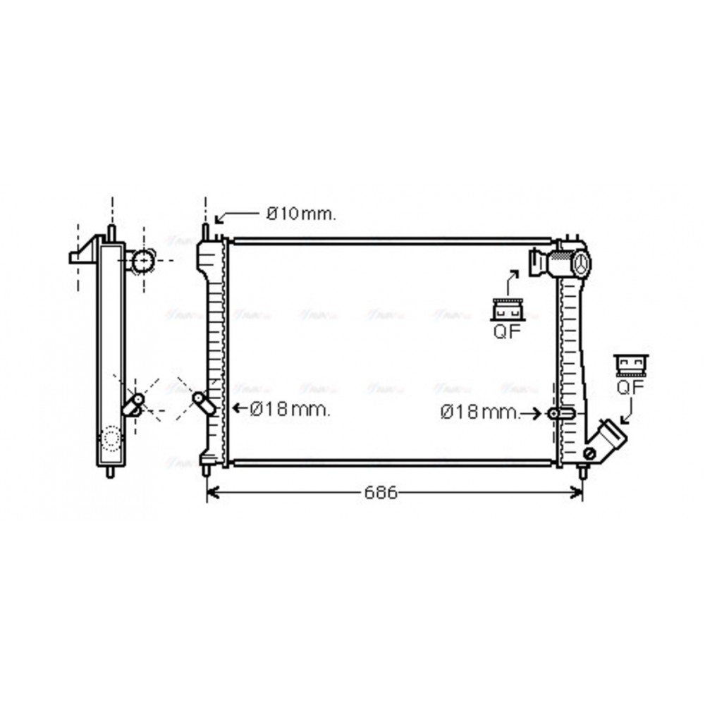 Image for AVA Cooling - Radiator