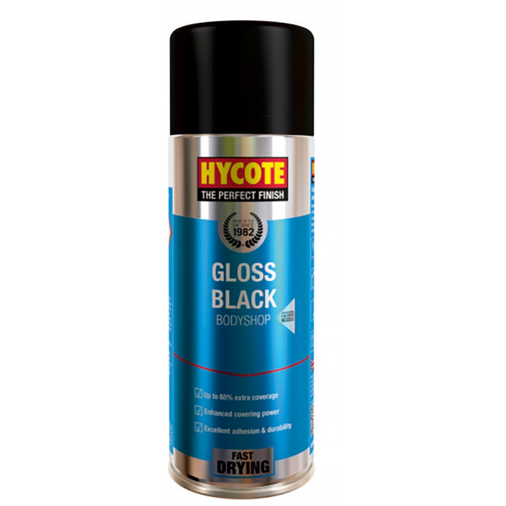 Image for Hycote XUK432 Bodyshop Gloss Black 400ml